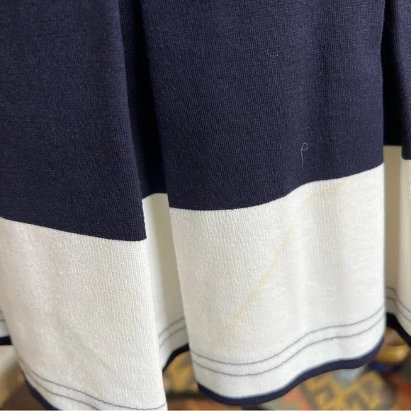 Burberry Sports Tennis Knit Striped Box Pleated Skirt Short Dress US6 - Picture 16 of 17